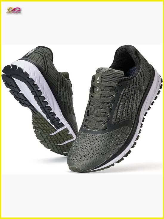 Men\'s Trail Running Sneakers Athletic Shoes Cushioned Lightweight Knit Low Top main image 2